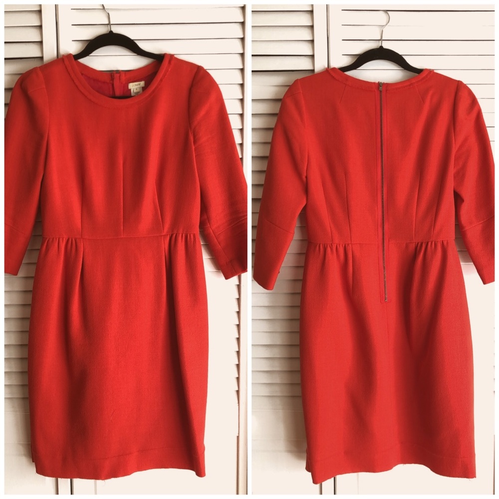 J. Crew Half Sleeve Career Dress Size 4